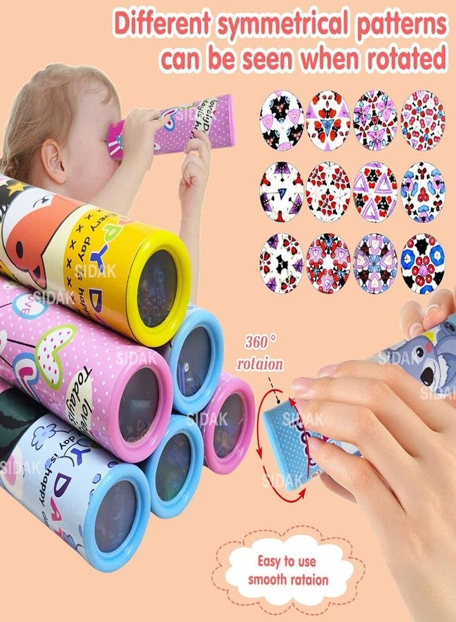 SIDAK 6 PCS Fun Magical Kaleidoscopes, Birthday Party Return Gifts, Children Educational Science Toy, Goodie Bag Fillers for Classroom School Return Gifts Carnival Prizes(Assorted Design) (Multicolor) - Image 5